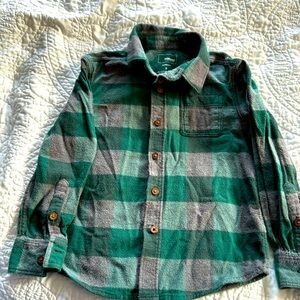 Sonoma Boys Flannel Button Down Shirt